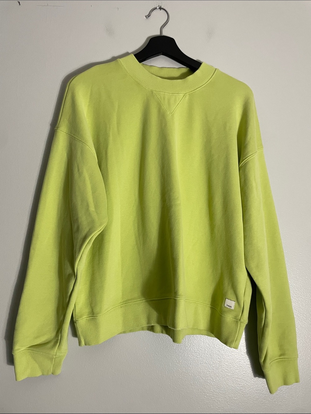Vuori Sweatshirt Cotton Blend Ribbed Trim Large Pullover Athleisure - Picture 8 of 8